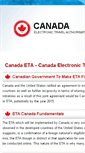 Mobile Screenshot of canada-electronic-travel-authorisation.com